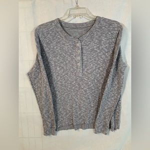 American Eagle Heatherd Gray Long Sleeve